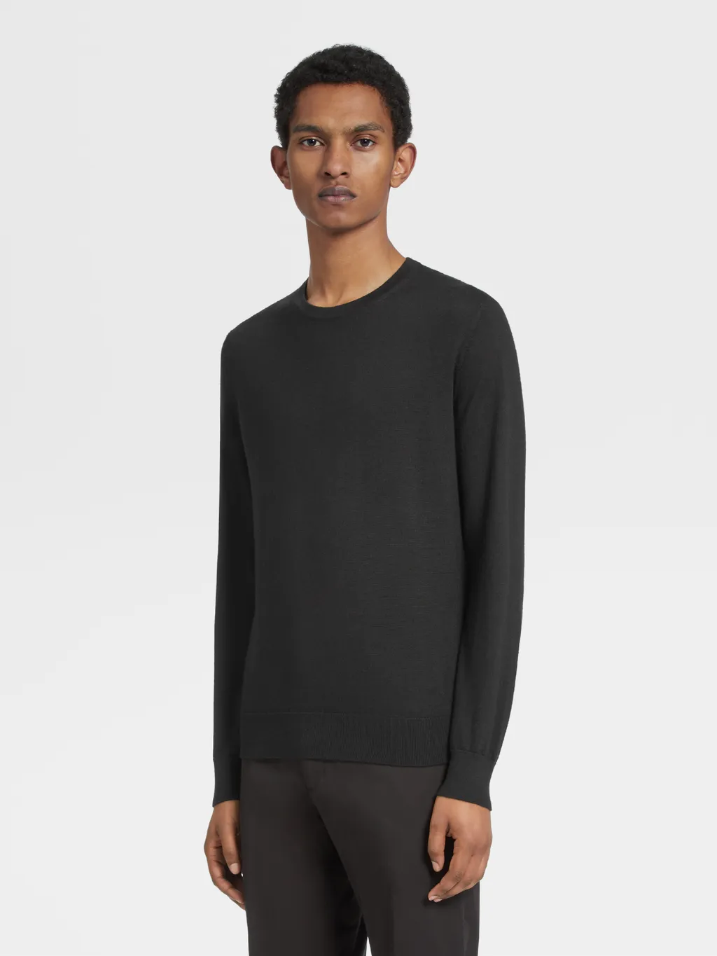 Crew-Neck Cashmere Jumper