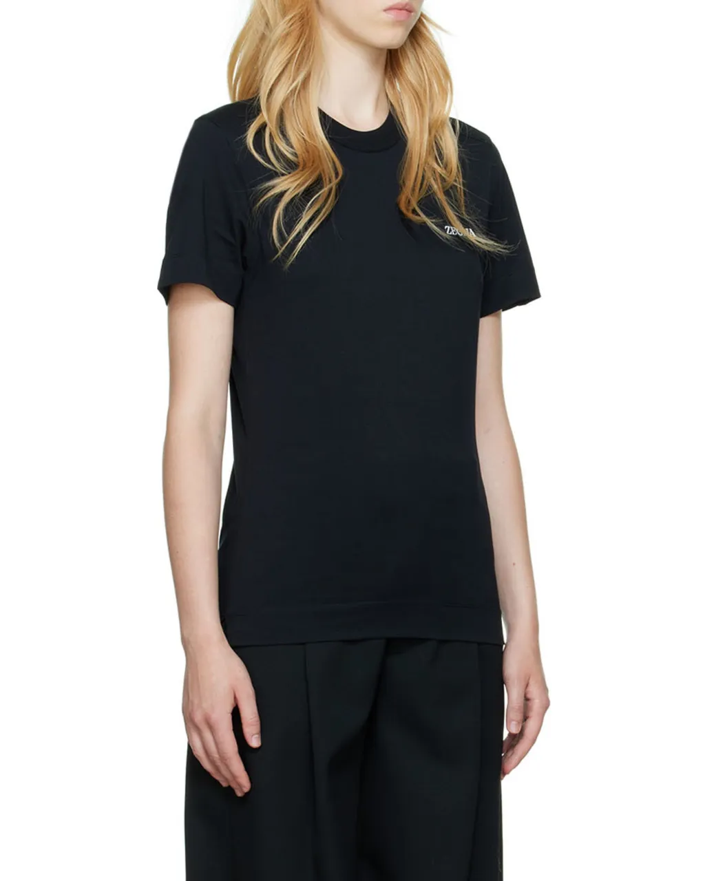Embroidered-Logo Cotton T-Shirt