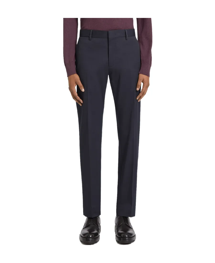 Straight-Leg Tailored Trousers