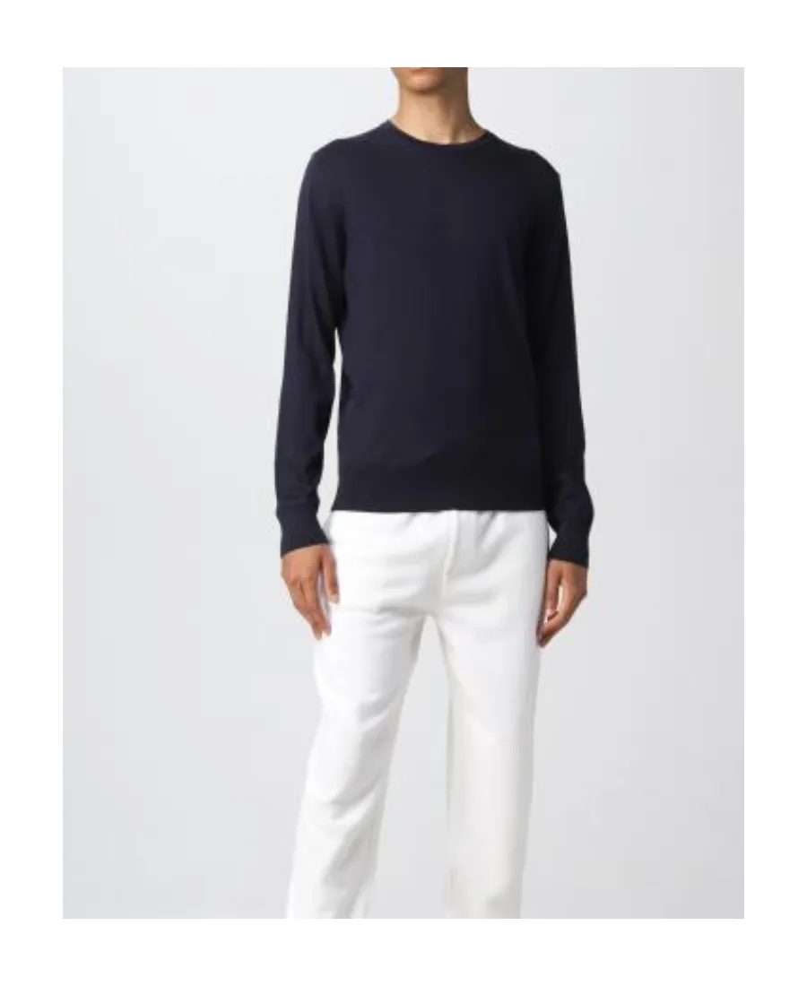 Long-Sleeved Knitted Pullover