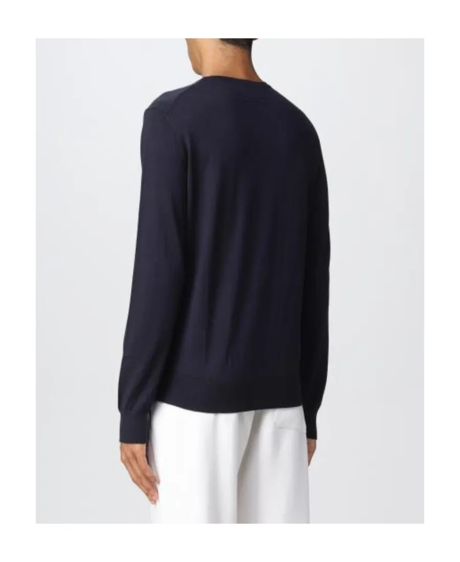 Long-Sleeved Knitted Pullover