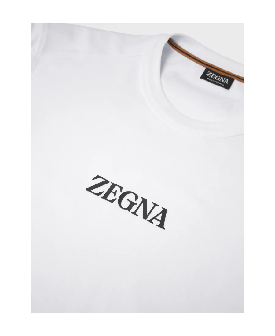 Z Zegna Logo-Printed Crewneck T-Shirt