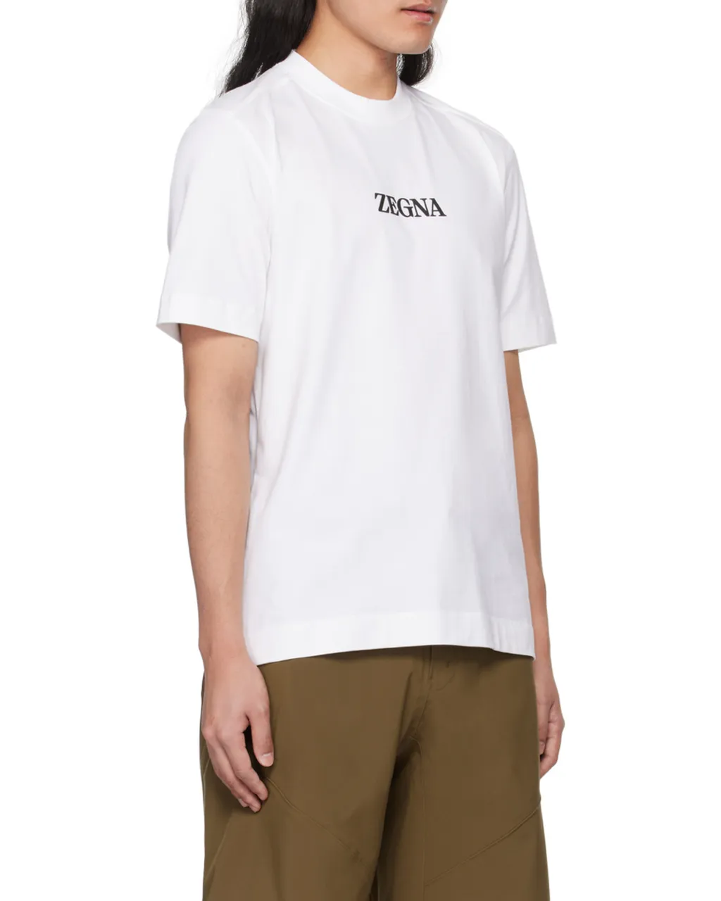 Z Zegna Logo-Printed Crewneck T-Shirt
