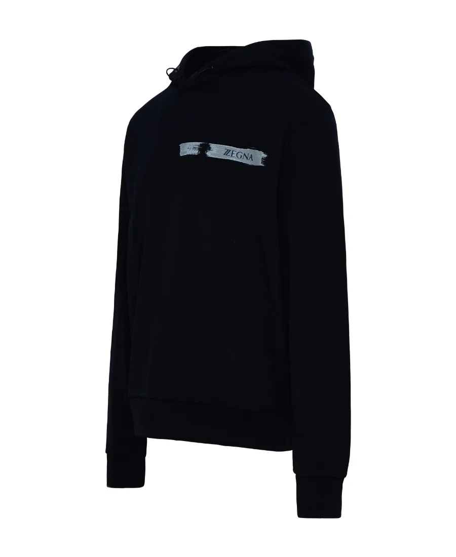 Logo-Print Cotton Hoodie