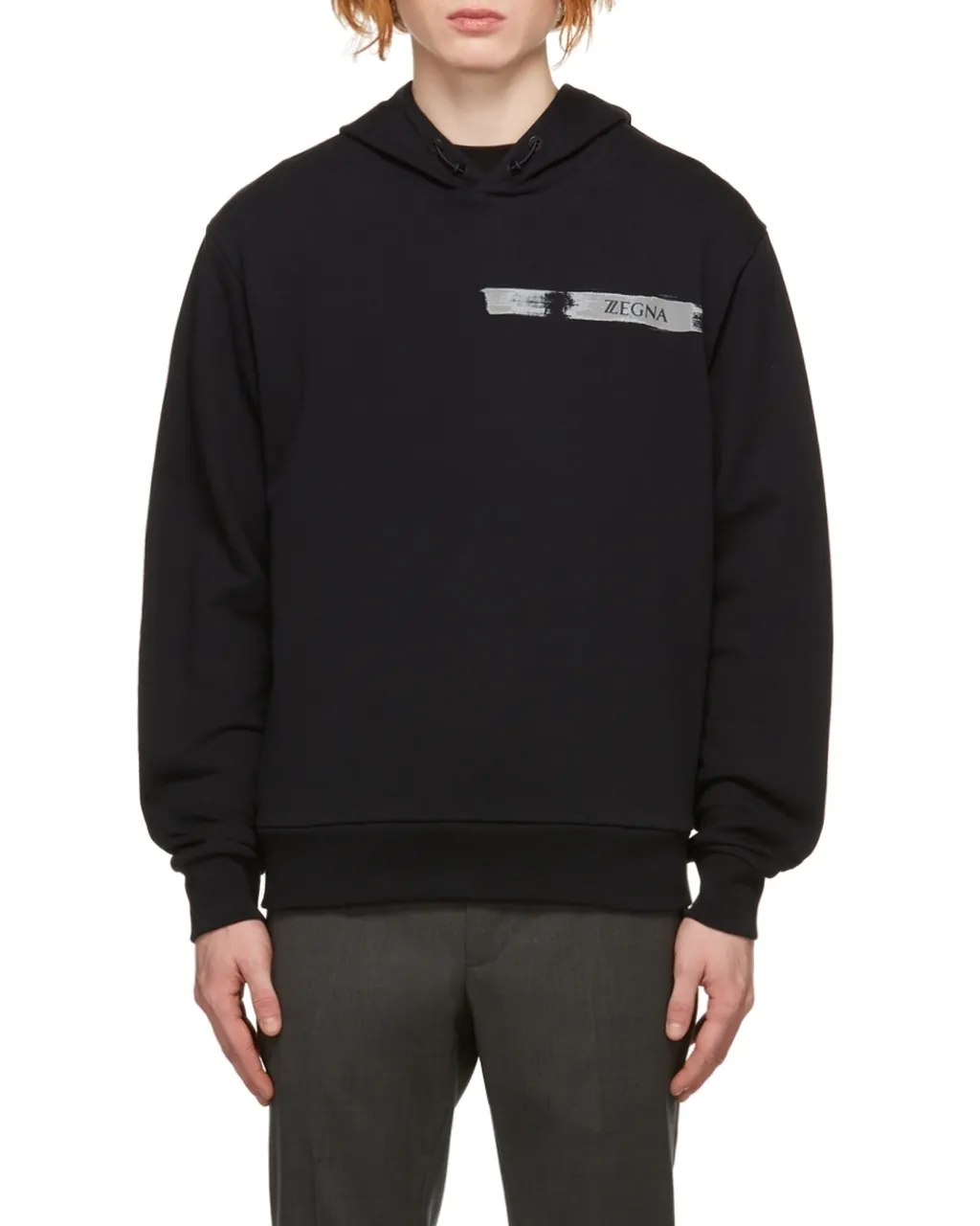 Logo-Print Cotton Hoodie