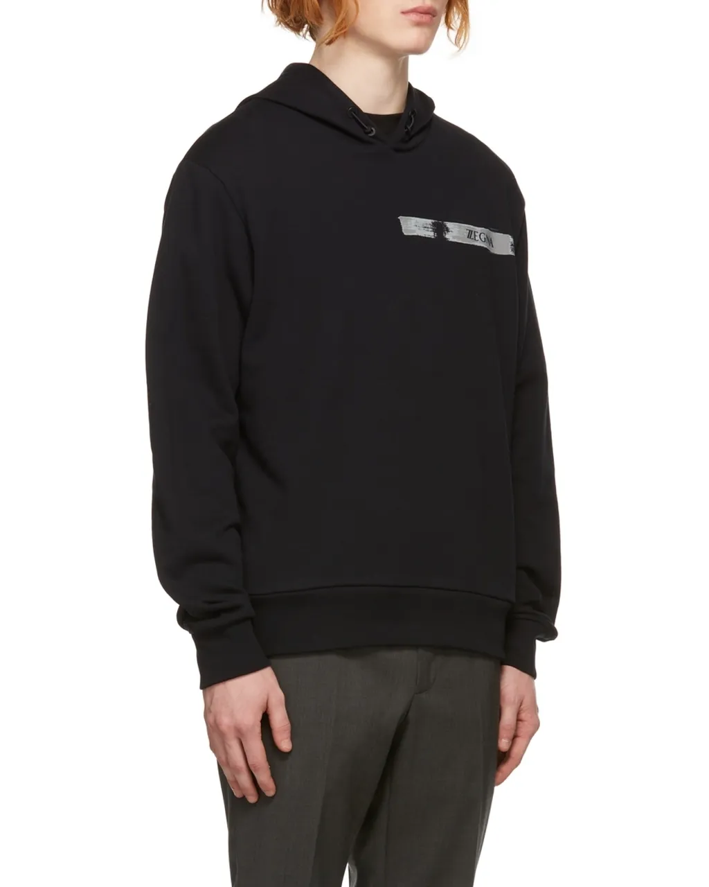 Logo-Print Cotton Hoodie