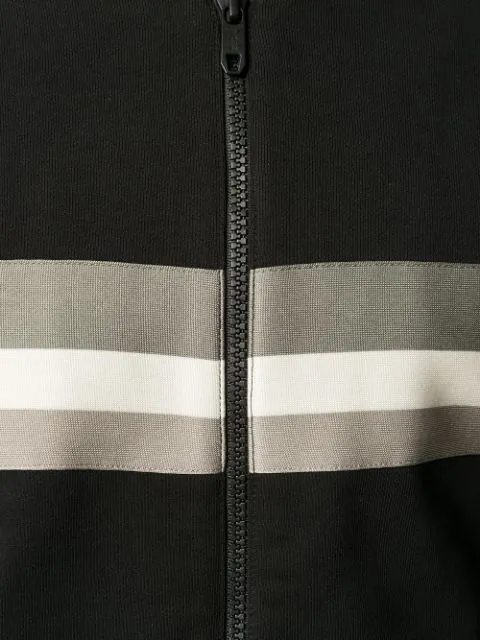 Zipper Logo Baseball Jacket
