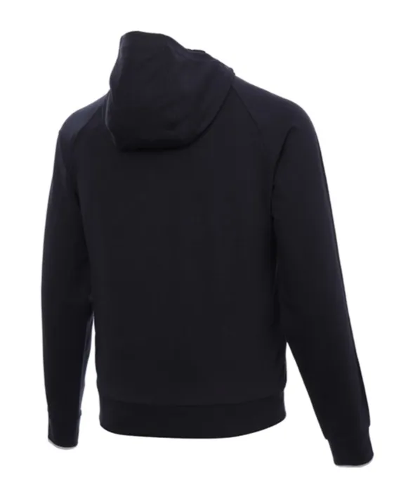 Logo Zippered Hooded Casual Jacket