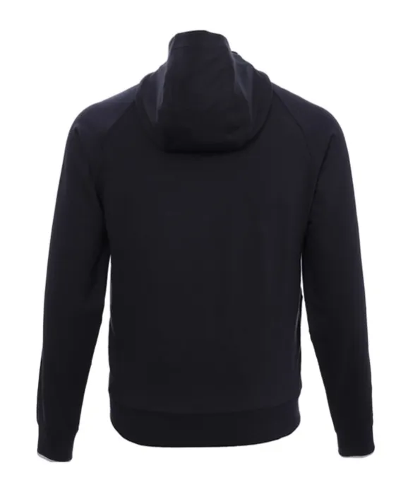 Logo Zippered Hooded Casual Jacket