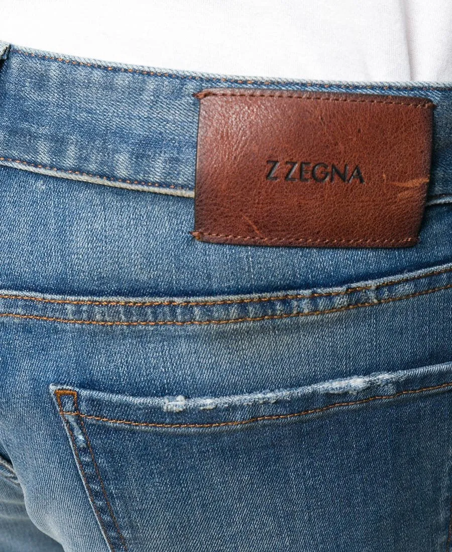 Mid-Waist Slim-Fitting Jeans