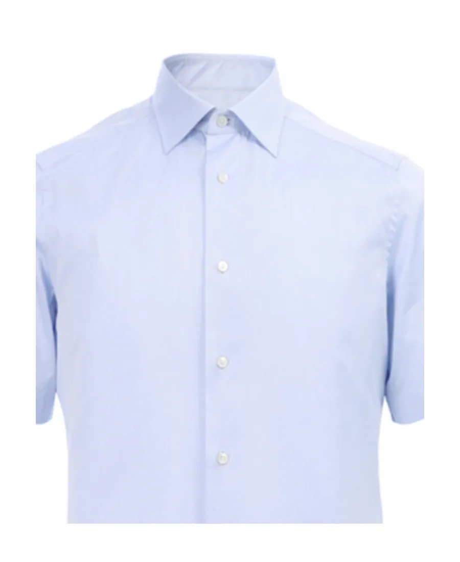 Classic Collar Lapel Short-Sleeved Shirt