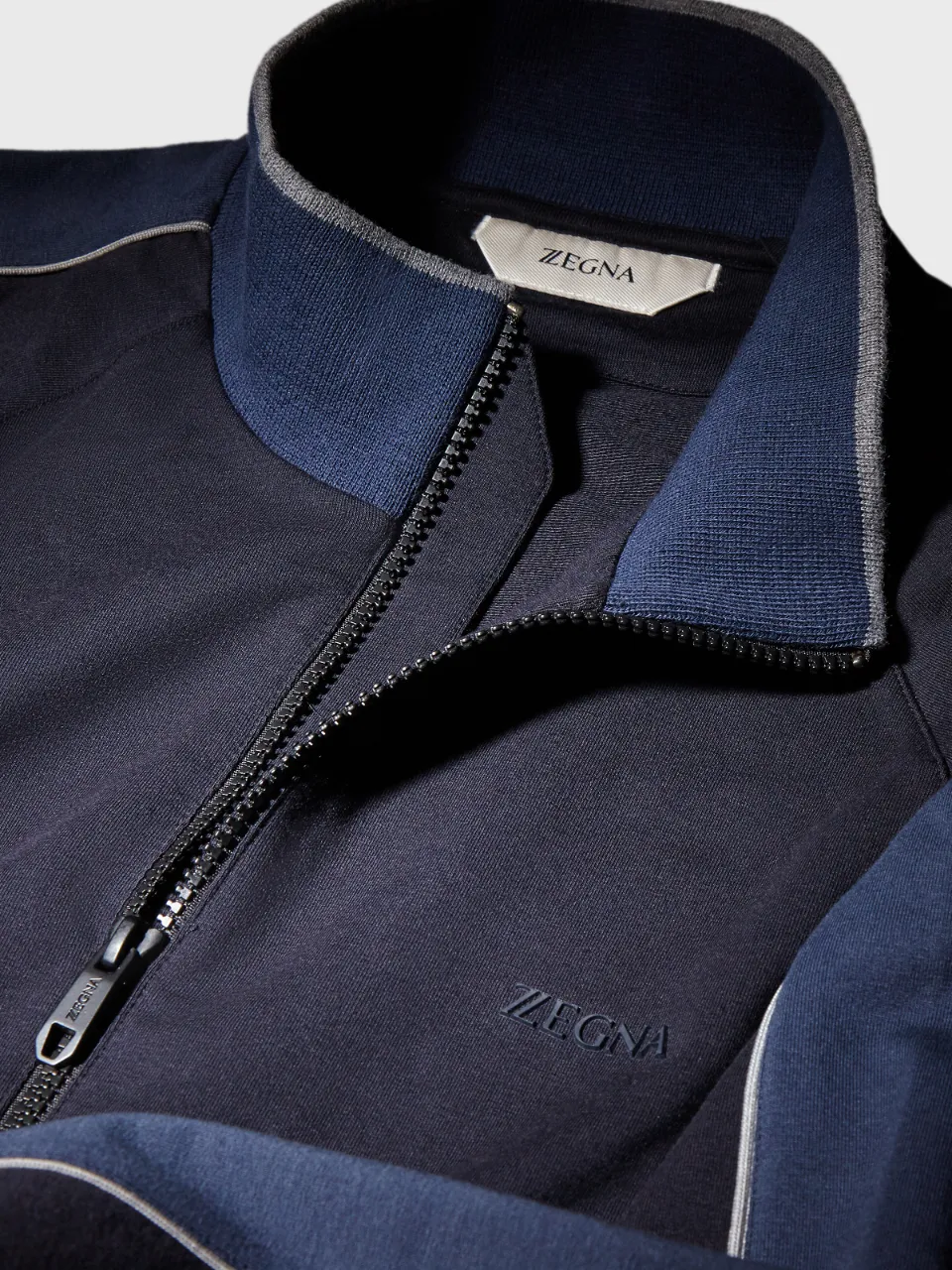 High-Necked Zipper Casual Jacket