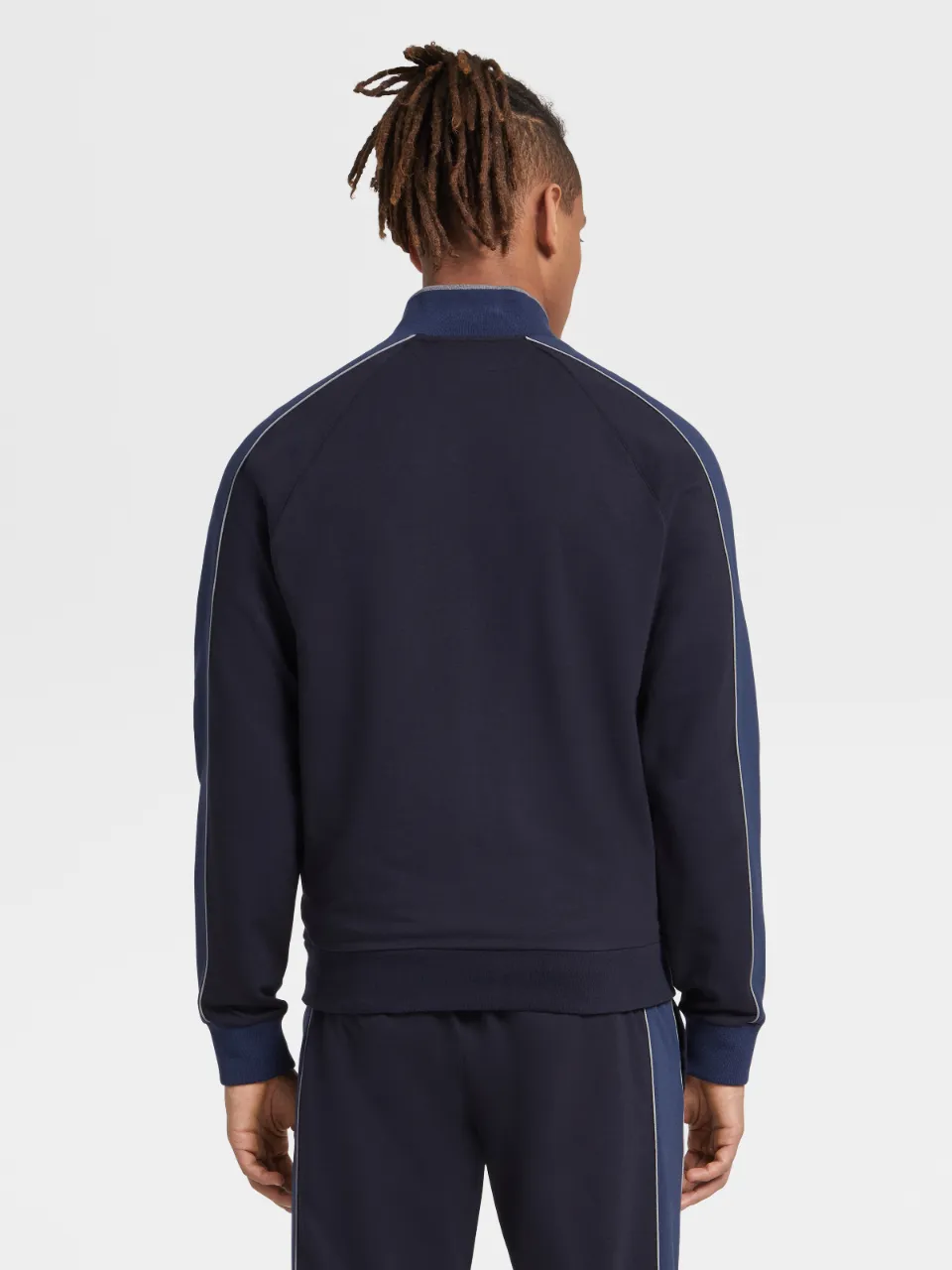 High-Necked Zipper Casual Jacket