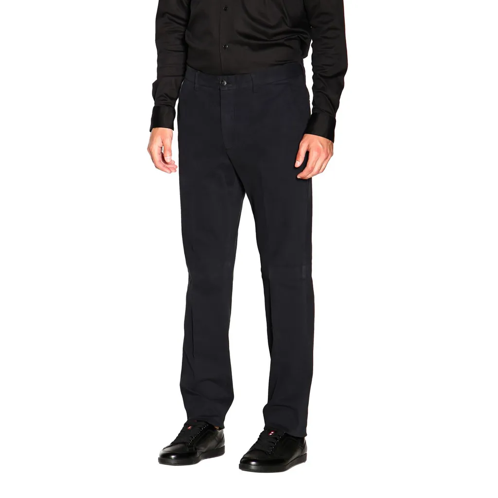 Casual Pants With Waist And Loop Straps
