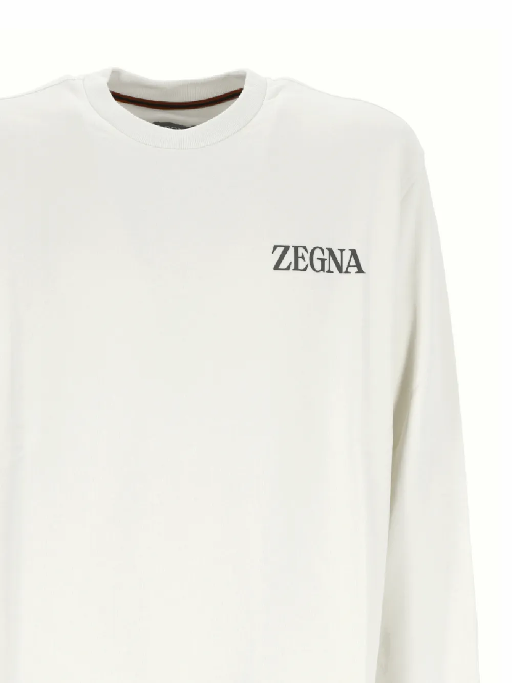 Z Zegna Logo Printed Crewneck Sweatshirt