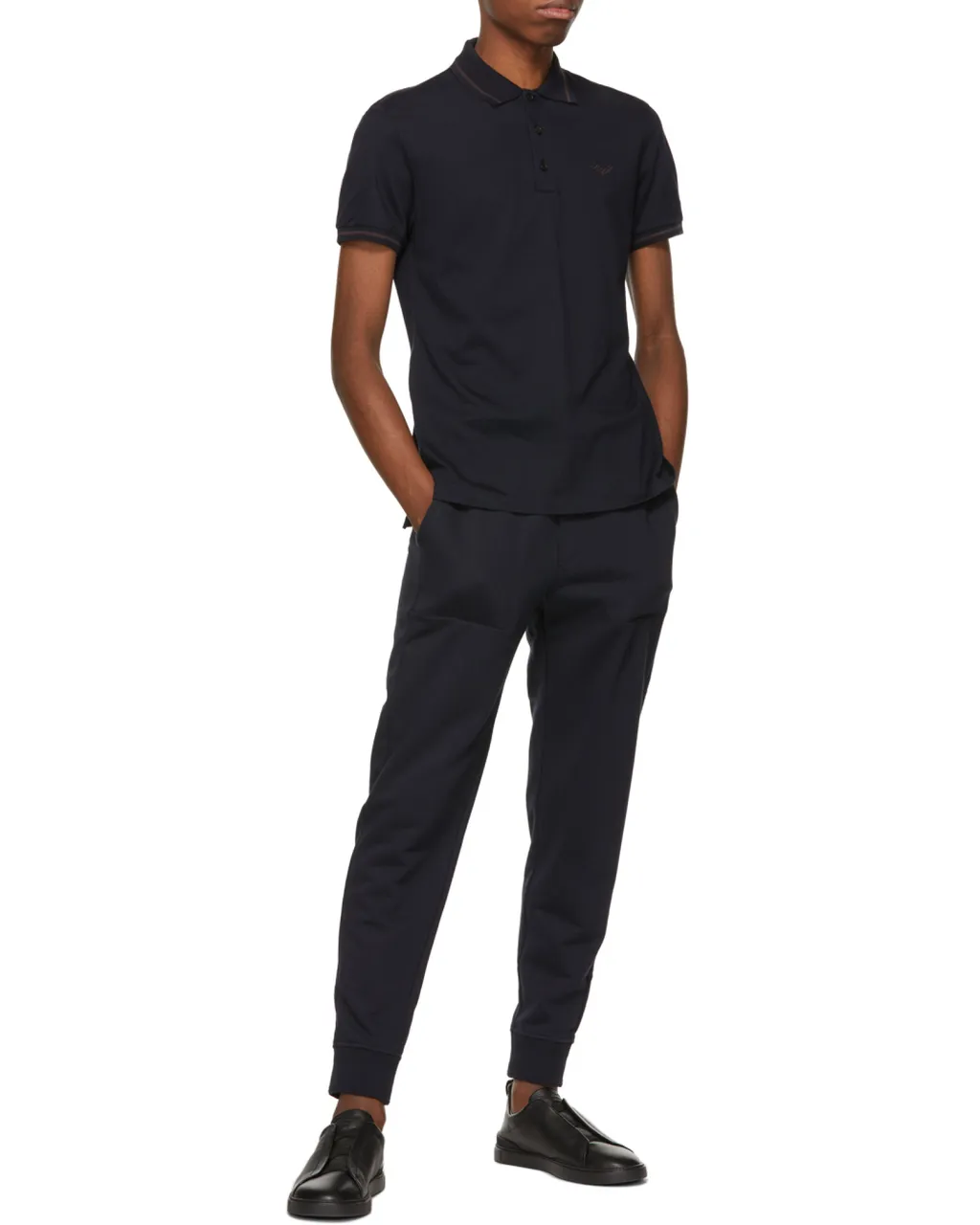 Logo Embroidered Polo Shirt