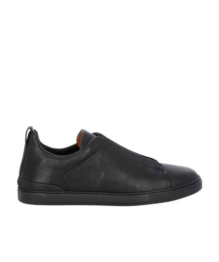 Round Toe Low-Top Sneakers