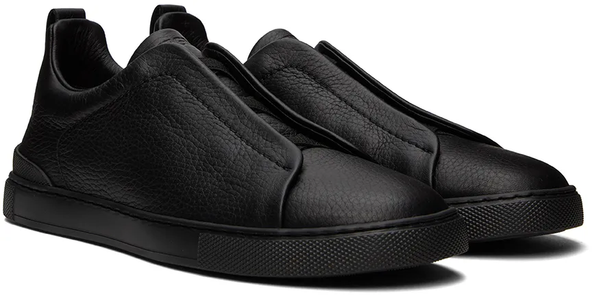 Round Toe Low-Top Sneakers