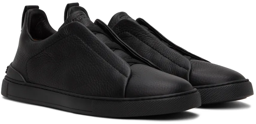Round Toe Low-Top Sneakers