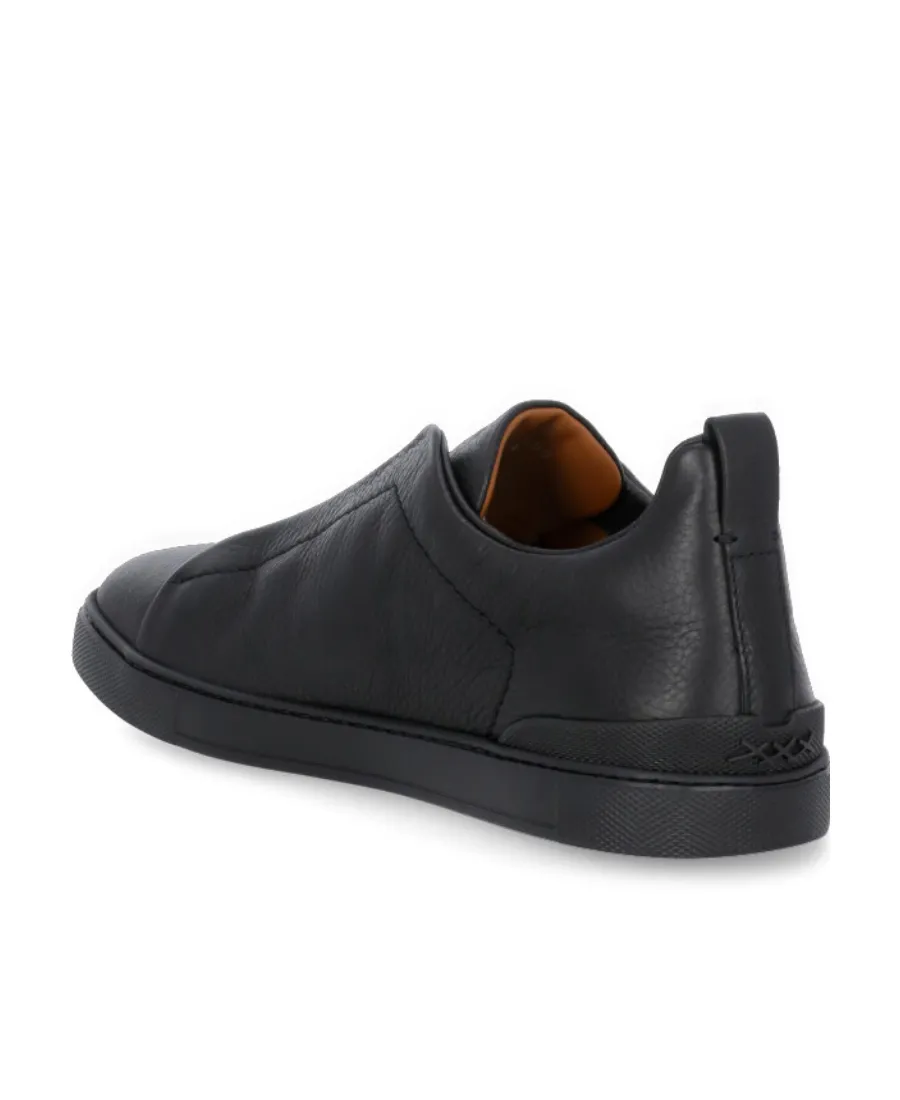Round Toe Low-Top Sneakers
