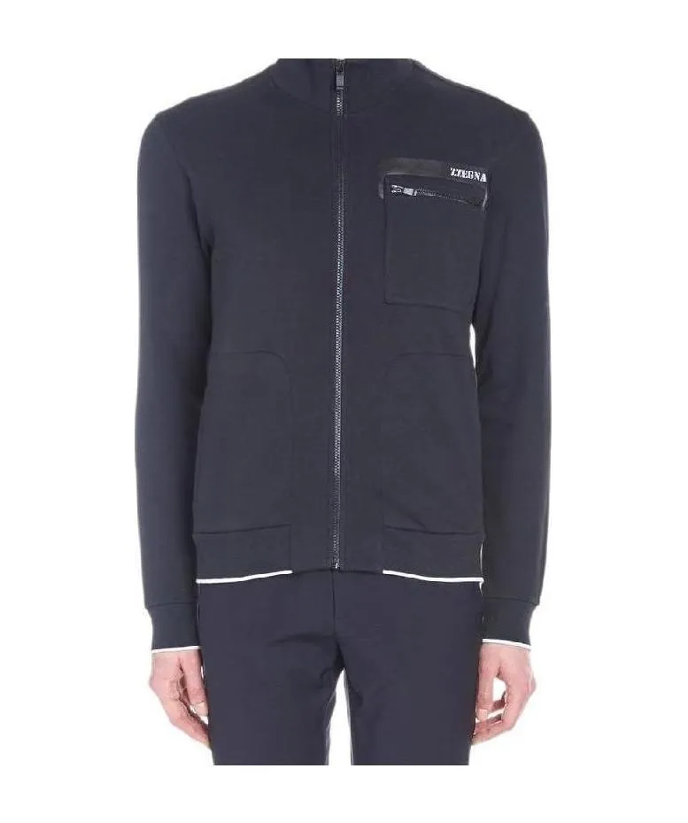 Logo Zipper Casual Jacket