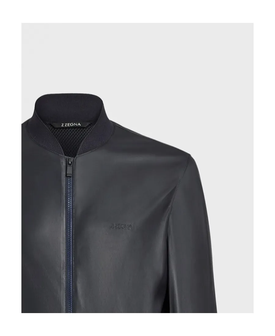 Zipper Logo Casual Jacket