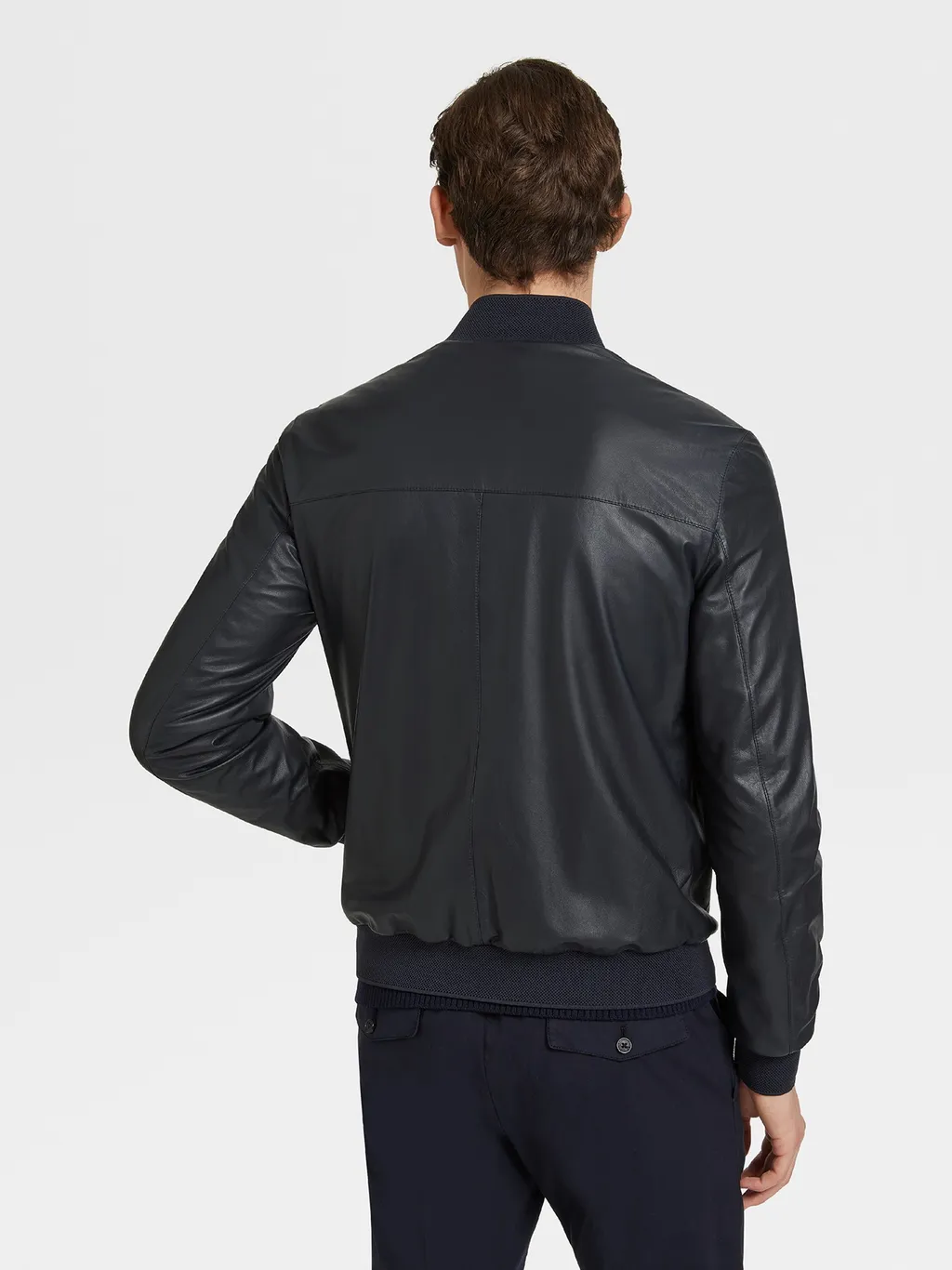 Zipper Logo Casual Jacket