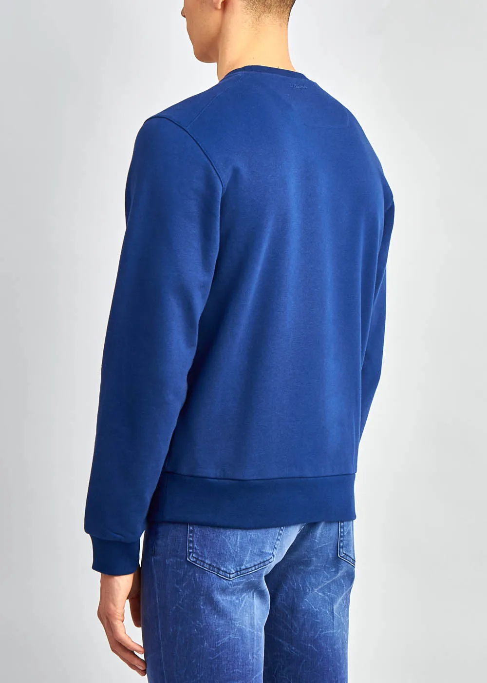 Logo Printed Long-Sleeved Sweater