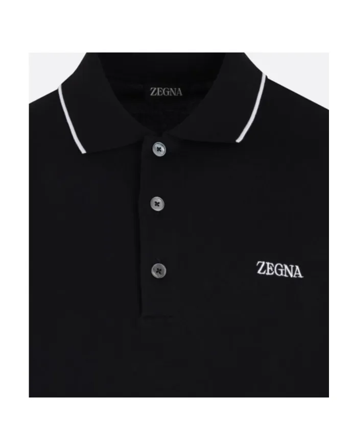 Logo Embroidered Polo Shirt