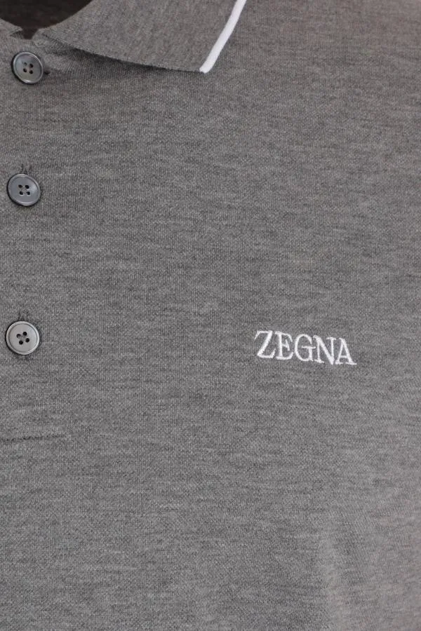 Logo Embroidered Polo Shirt
