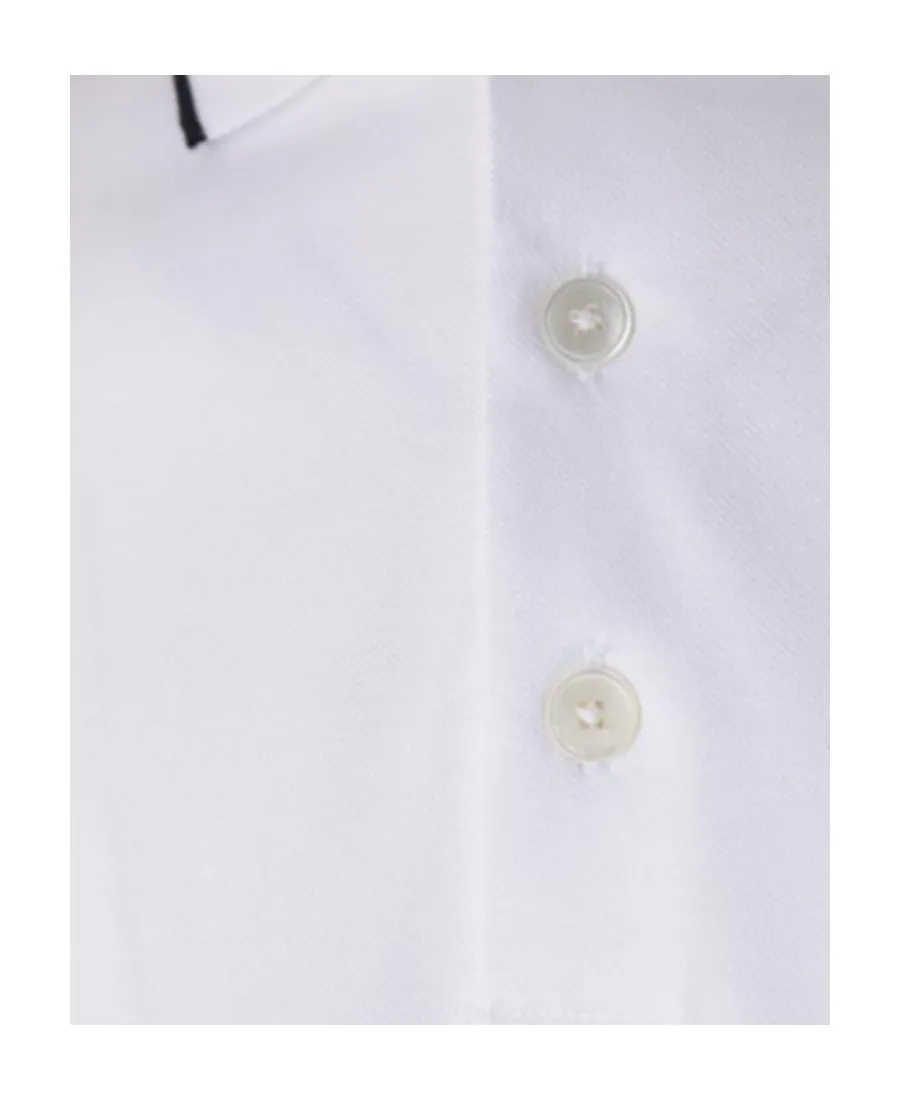 Z Zegna Logo Embroidered Polo Shirt