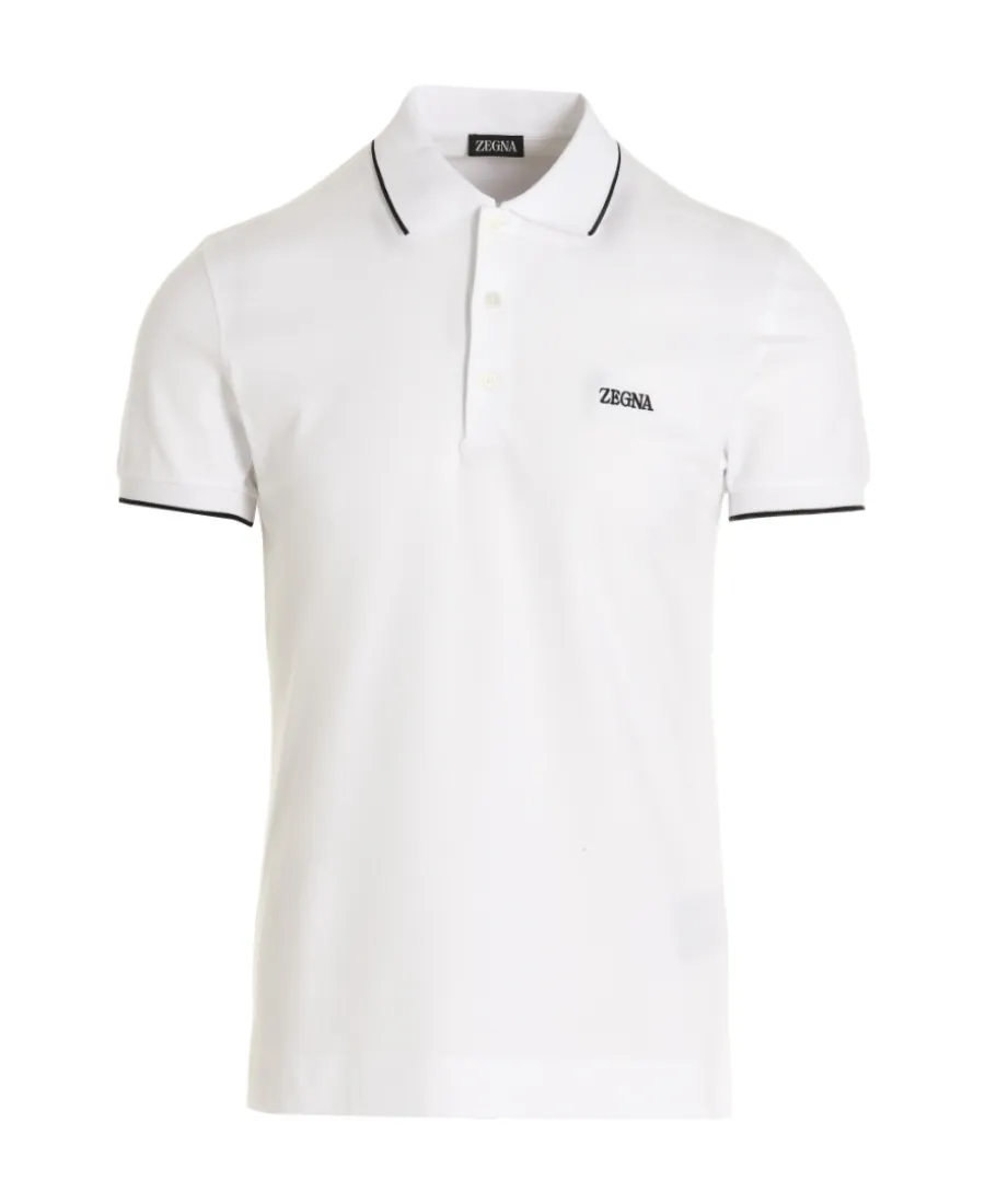 Logo-Embroidered Short Sleeved Polo Shirt
