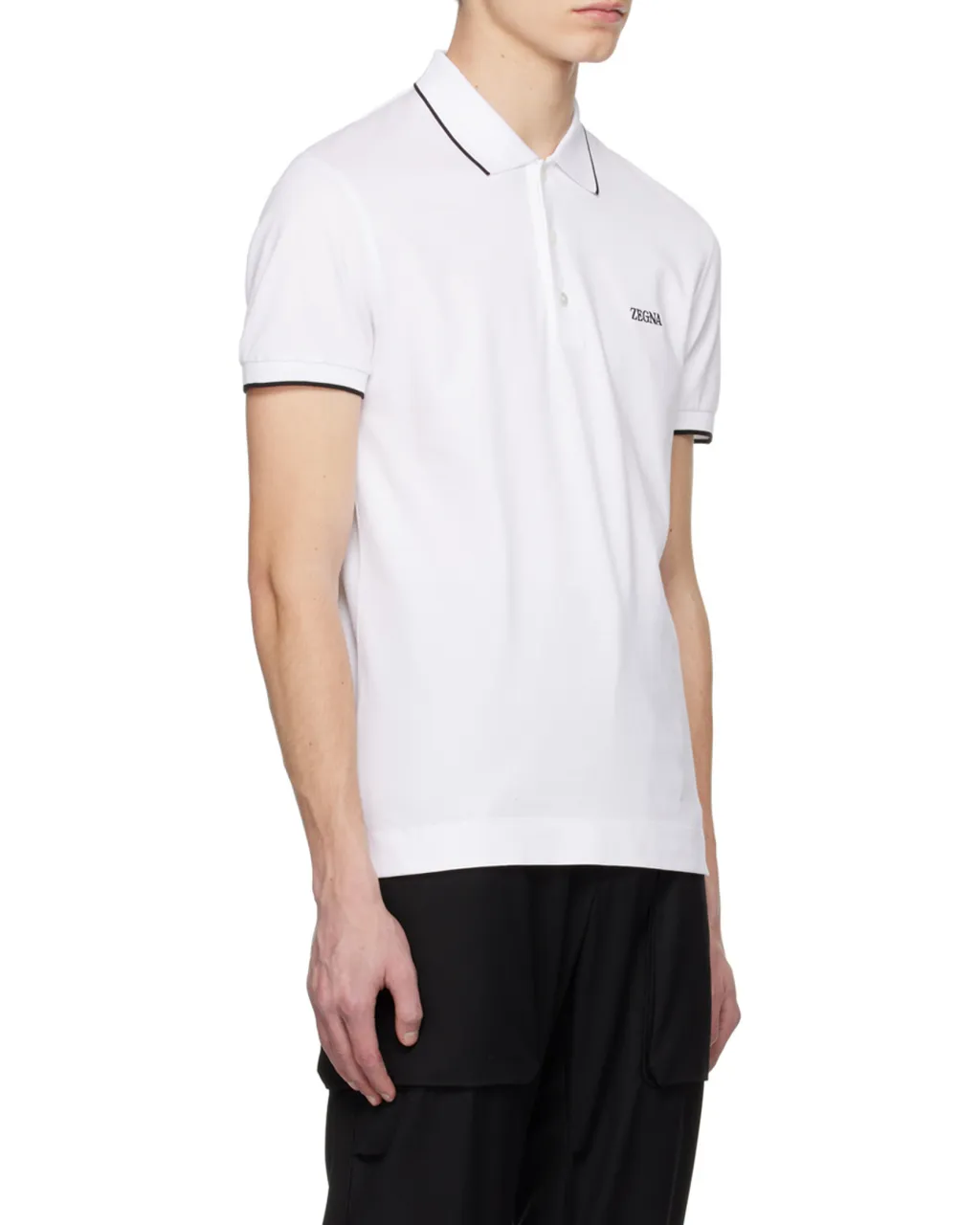 Logo-Embroidered Short Sleeved Polo Shirt