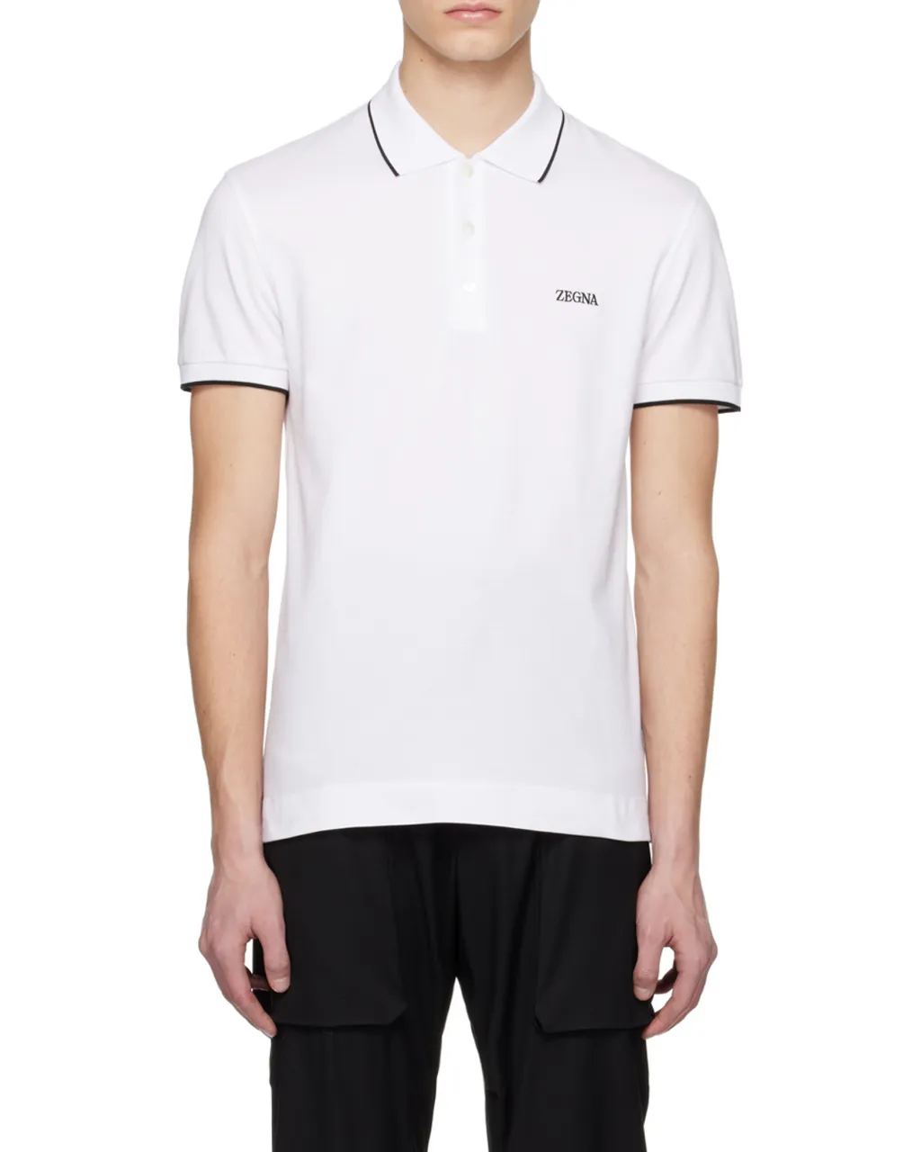 Logo-Embroidered Short Sleeved Polo Shirt