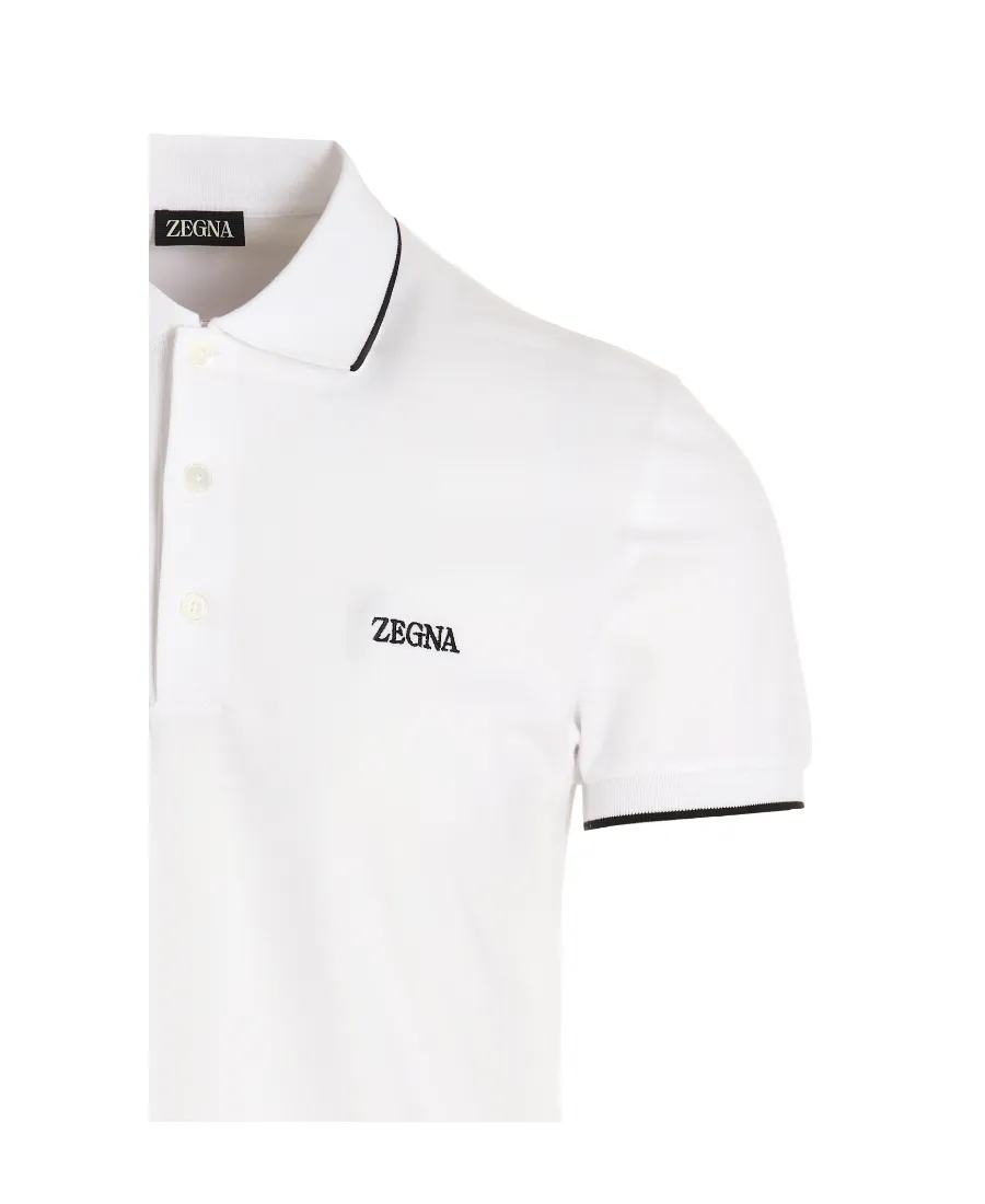 Logo-Embroidered Short Sleeved Polo Shirt