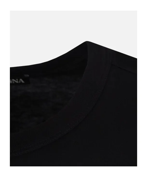 Logo Embroidered Crewneck T-Shirt