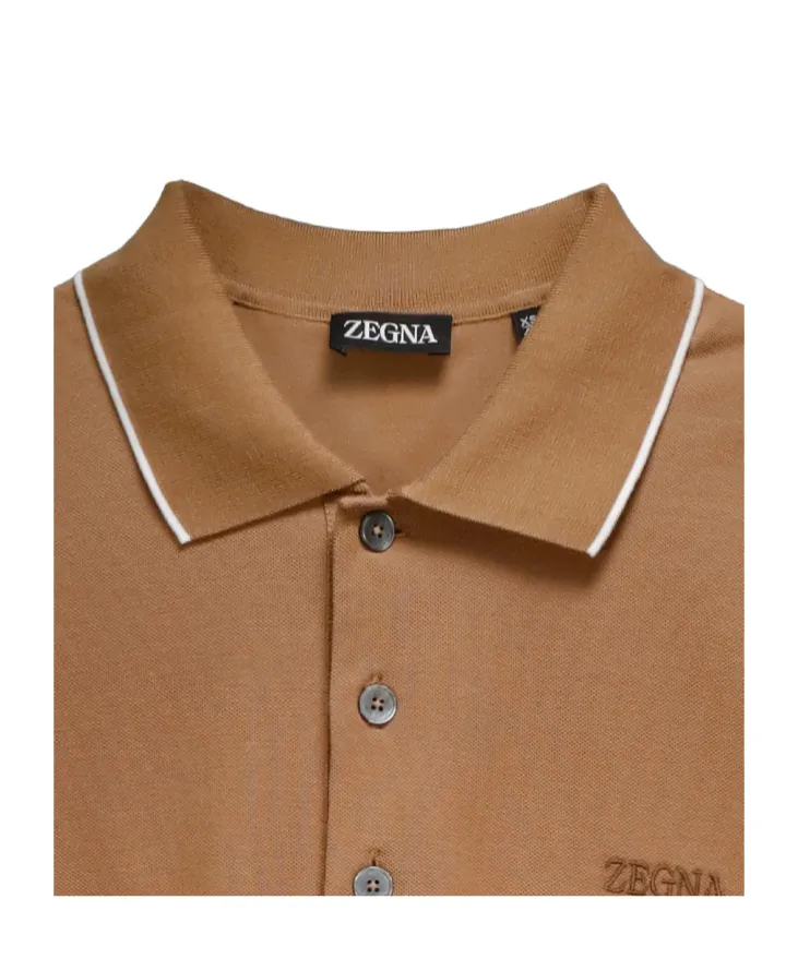 Logo Embroidered Polo Shirt