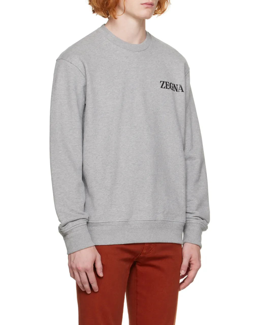 Logo Embossed Crewneck Sweatshirt