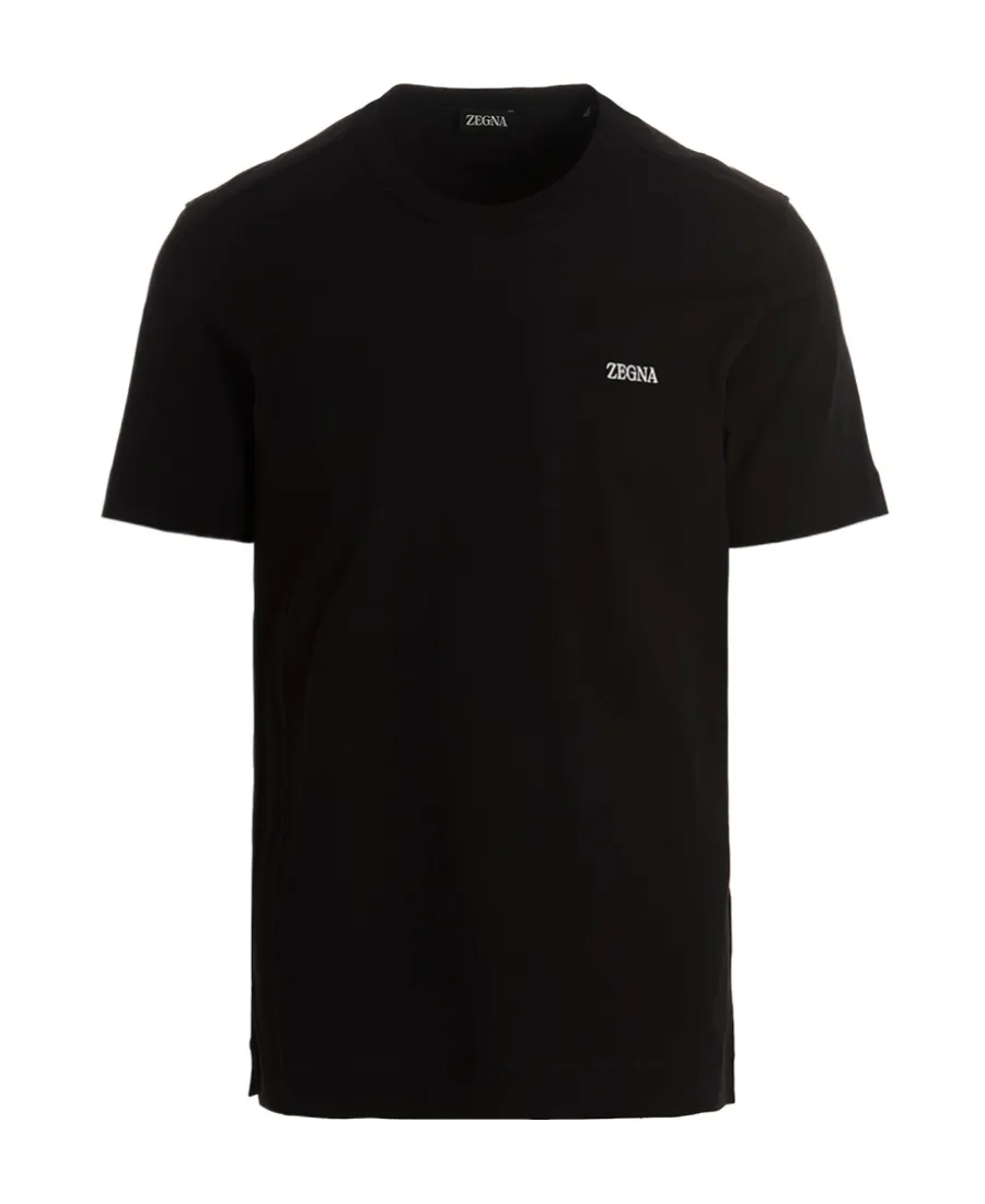 Logo Embroidered Crewneck T-Shirt