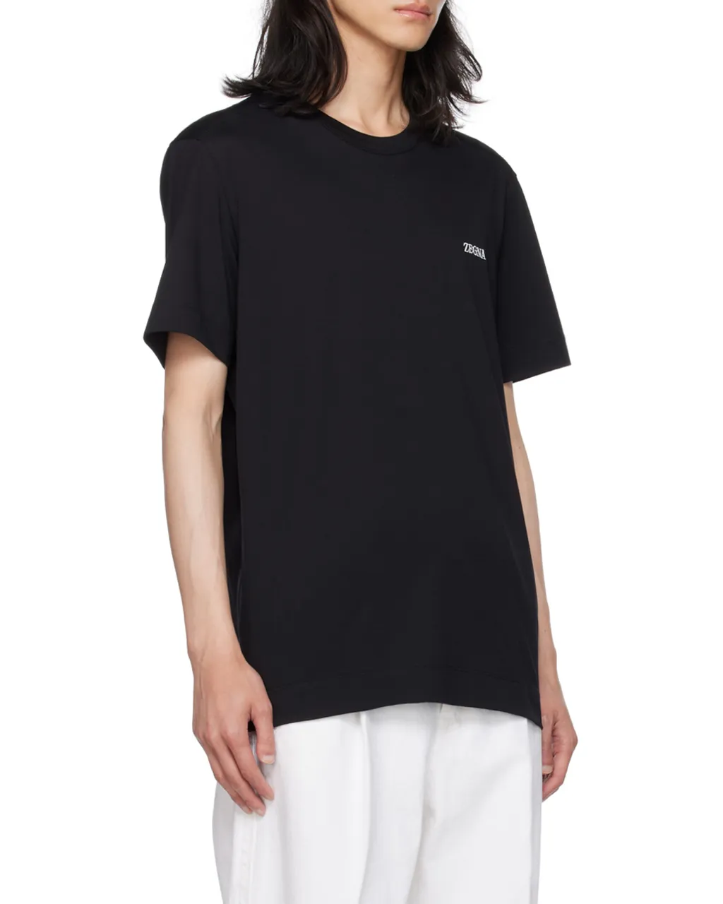 Logo Embroidered Crewneck T-Shirt