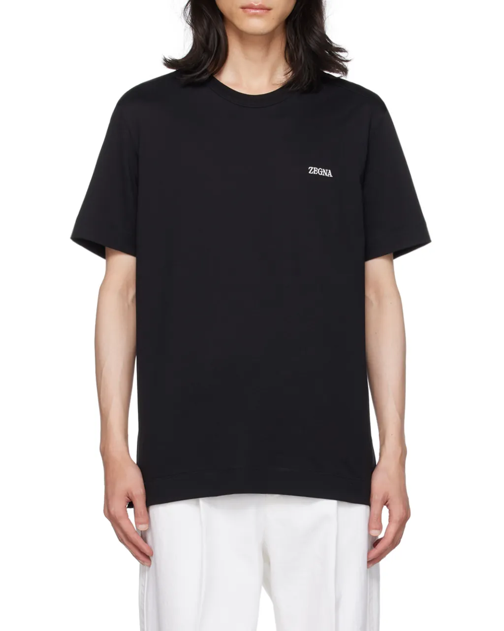 Logo Embroidered Crewneck T-Shirt