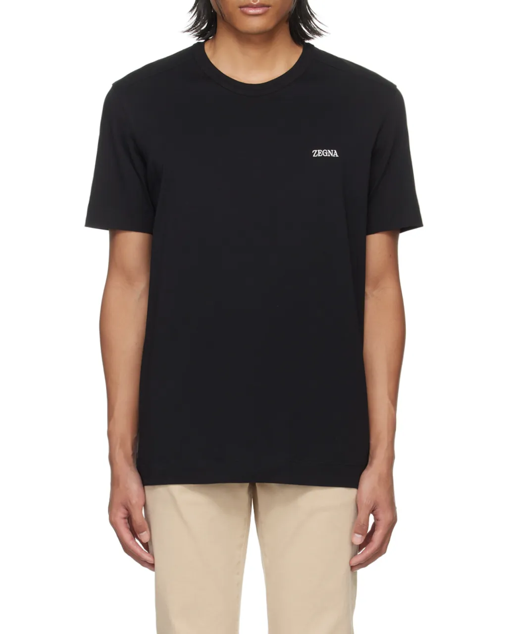 Logo Embroidered Crewneck T-Shirt
