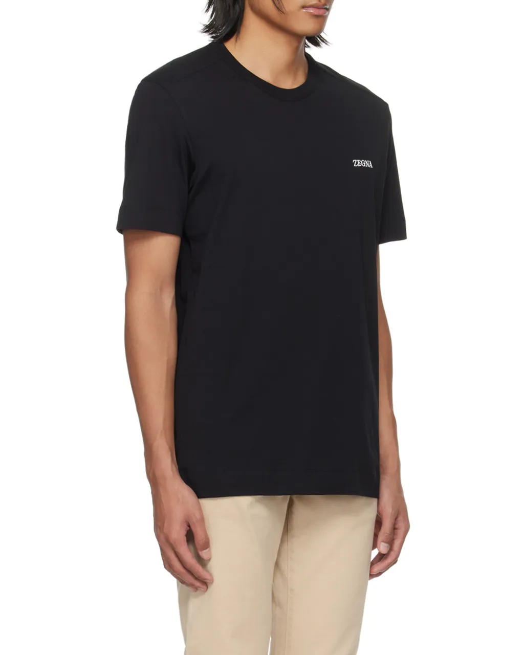 Logo Embroidered Crewneck T-Shirt