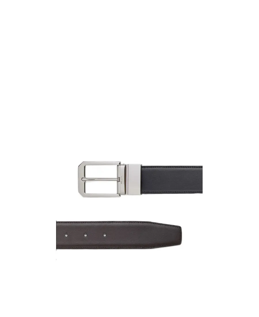 Logo Engraved Buckle Belt