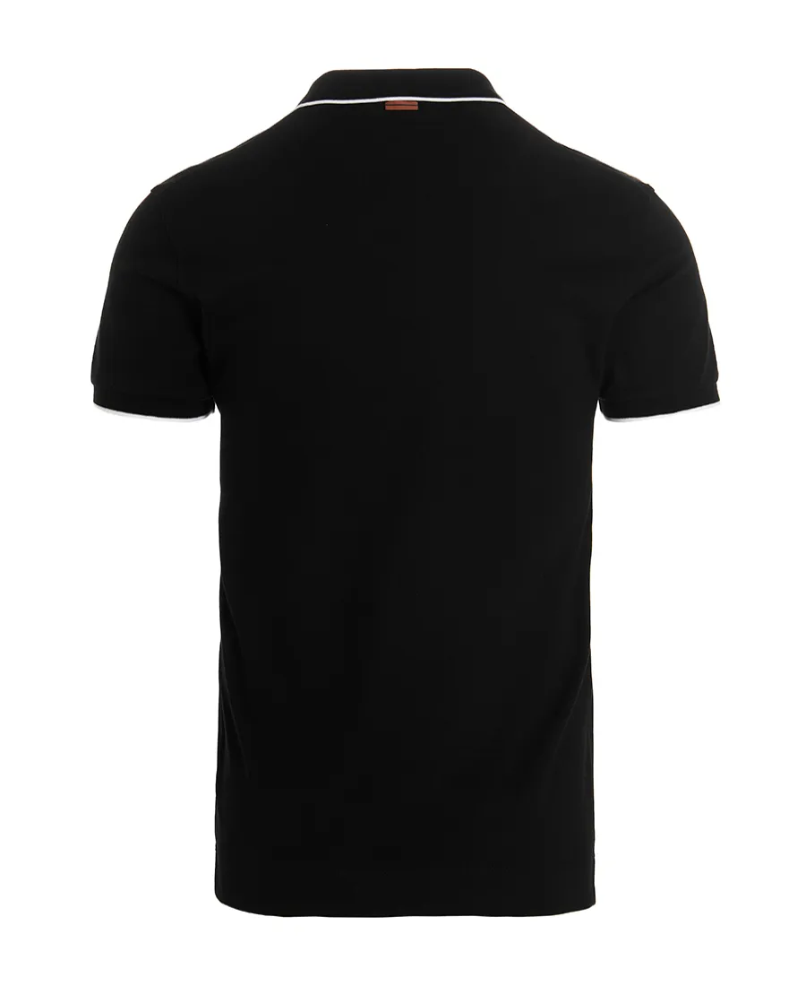 Logo Embroidered Short-Sleeved Polo Shirt