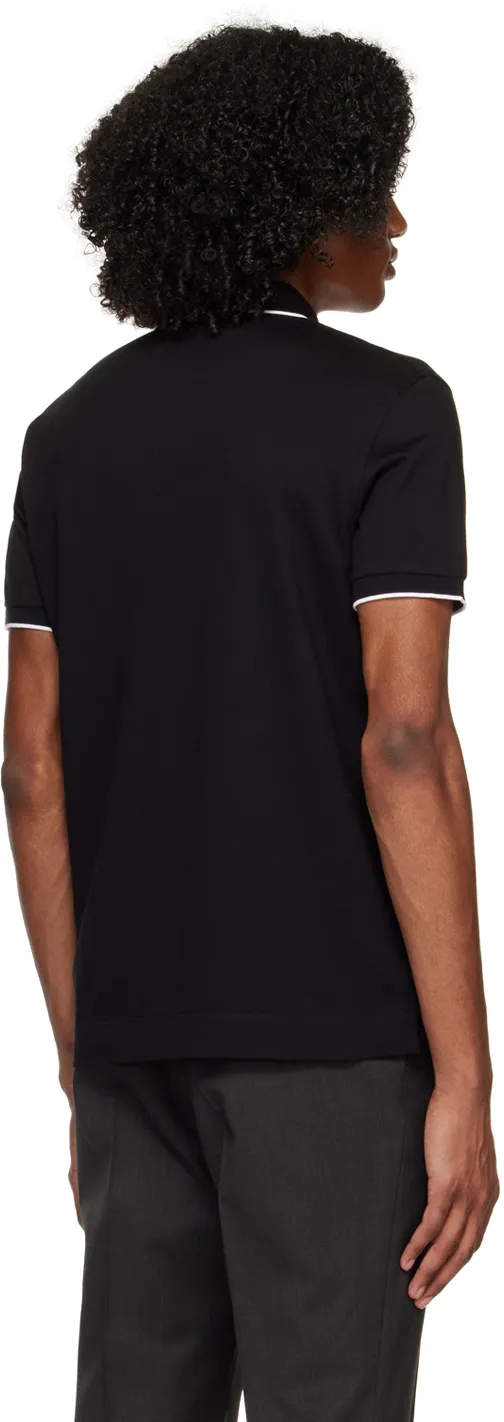 Logo Embroidered Short-Sleeved Polo Shirt