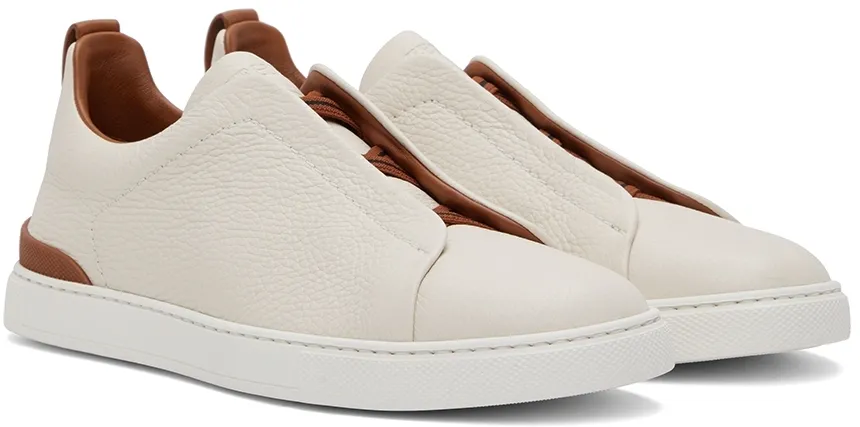 Round Toe Low-Top Sneakers