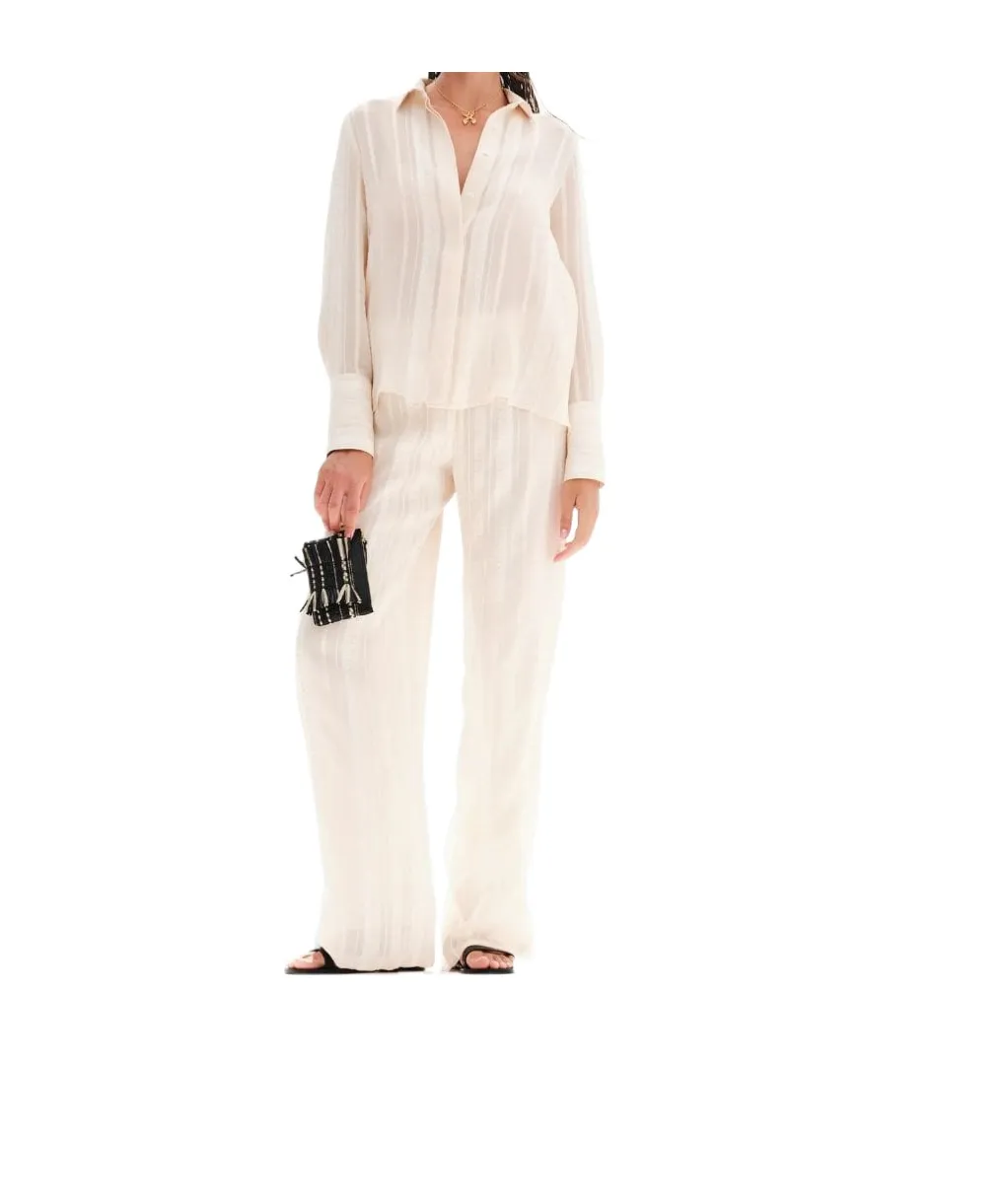 Textured Trousers