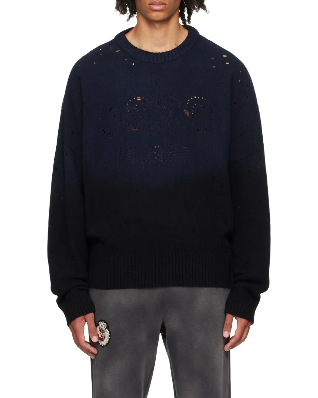 Lazer Selfie Distressed Jumper
