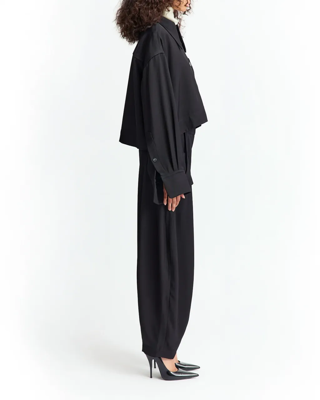 Long-Sleeved Twill Shirt
